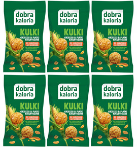 6x Zdrowa Przekąska do Szkoły Kulki Śniadaniowe Kukurydziane Orzechy Miód