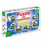 Zabawka Edukacyjna, Puzzle Dla Maluszków - Maszyny Budowlane