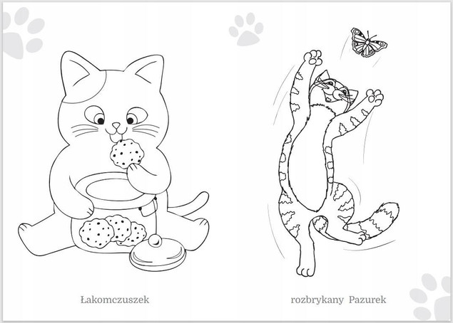 Maluszkowe malowanie. Kotki