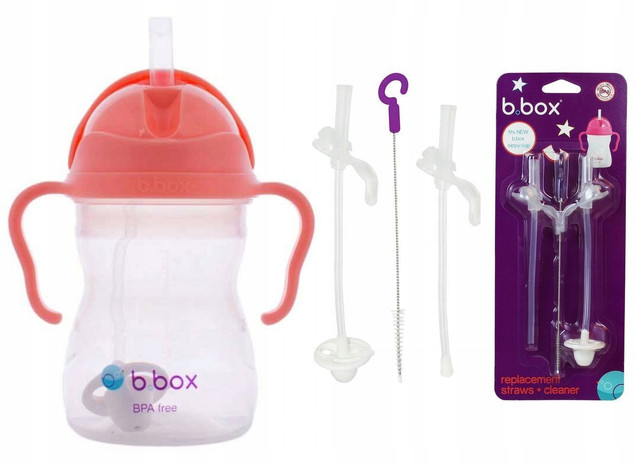 Bidon ze słomką 240 ml niekapek Tutti Frutti B.BOX