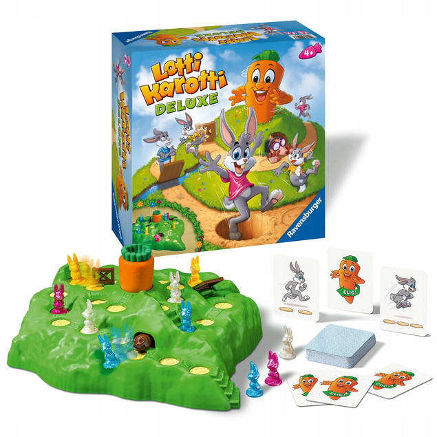 LOTTI KAROTTI Deluxe Gra Planszowa Przygodowa 4+ Ravensburger