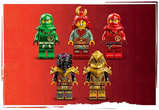Lego NINJAGO 71793 Lawowy smok zmieniający się...