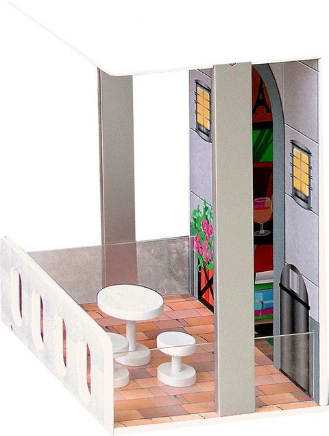 Duży DREWNIANY DOMEK dla lalek Winda WILLA 112 cm