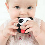 Akuku Miękki gryzak silikonowy na ząbkowanie panda