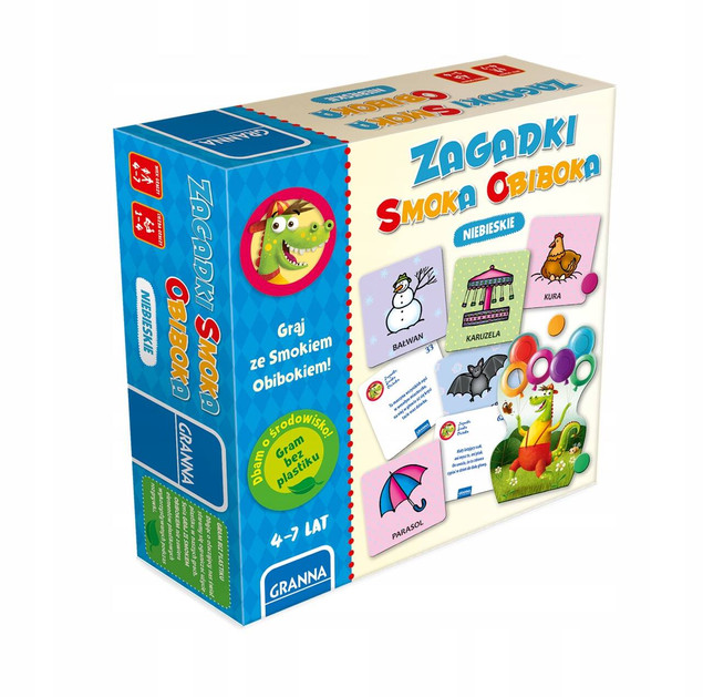 Gra Zagadki smoka Obiboka niebieskie