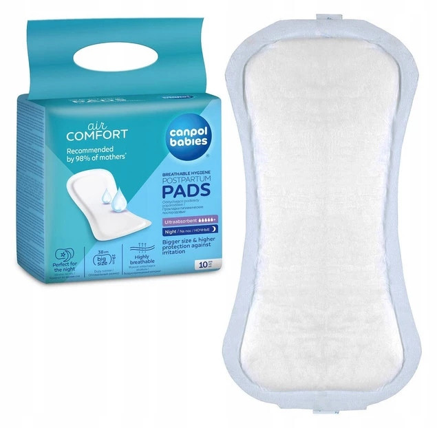 Canpol babies oddychające podkłady poporodowe 10szt