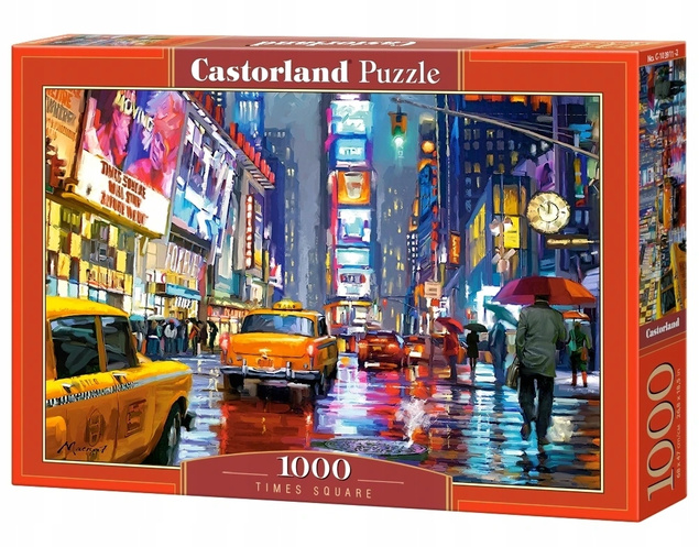 Puzzle 1000 Times Square NOWY JORK Manhattan Widok Krajobraz 9+ Castorland