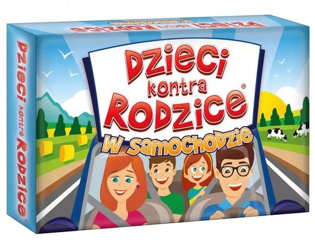 Dzieci kontra Rodzice. W samochodzie. gra rodzinna KANGUR