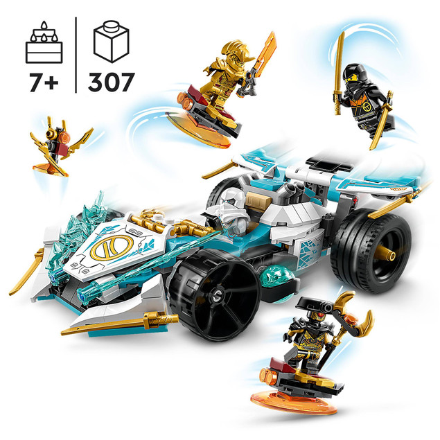 Lego NINJAGO 71791 Smocza moc Zanea - wyścigówka..