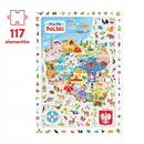 Puzzle Obserwacyjne Mapa Polski 117el. 5+ CzuCzu 6725697