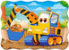 Puzzle 30 Żółta koparka CASTOR