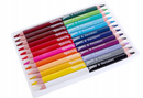 Kredki Trójkątne Dwustronne Jumbo 12 Sztuk 24 Kolory Colorino 51880
