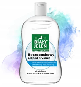 BIAŁY JELEŃ Żel Pod Prysznic Bezzapachowy Hipoalergiczny 500 ml