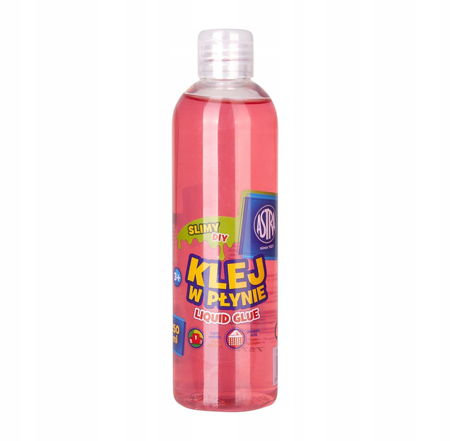 Klej w Płynie RÓŻOWY 250 ml Do Slime Prac Plastycznych 3+ Astra