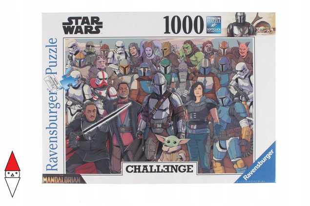 Puzzle 1000 Układanka Star Wars MANDALORIAN Baby Yoda 12+ Ravensburger