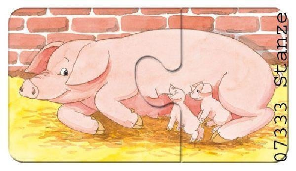 Puzzle 9x2el Zwierzęta na farmie 073337 RAVENSBURGER