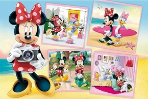 Puzzle 60 Układanka Myszka MINNIE Urocza MYSZKA Miki Kaczka DAISY 4+ Trefl