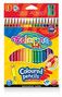 Kredki ołówkowe trójkątne 18 kol.+ tem. Colorino Kids new