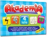 Akademia - 4 lata + 32 naklejki Greg