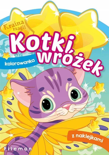 MALOWANKI KOLOROWANKI Z NAKLEJKAMI FILEMON