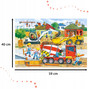 Puzzle MAXI 40 Układanka Auta PLAC BUDOWY Koparka Spychacz 4+ Castorland