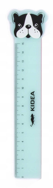 Linijka 15cm z figurką Kidea D