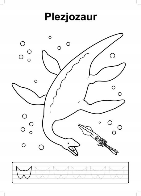 Kolorowanka. Dinozaury