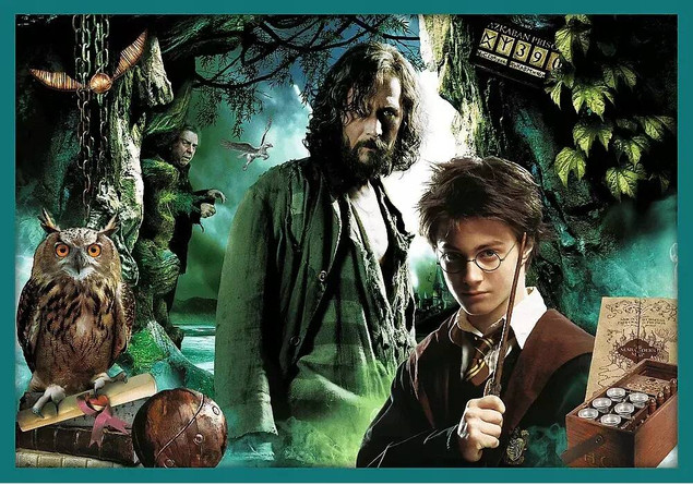Trefl Puzzle 10w1 W świecie Harrego Pottera 90392