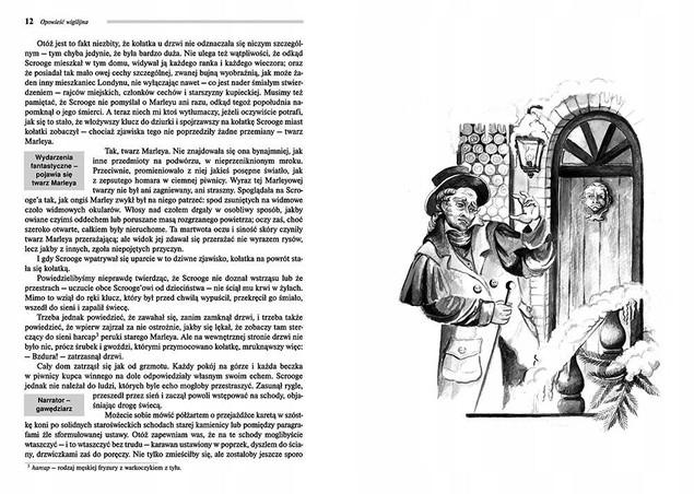 OPOWIEŚĆ WIGILIJNA Lektura Z Opracowaniem Karol Dickens BR Greg