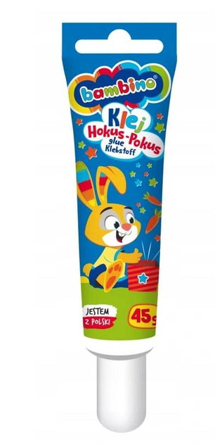 Klej Biały Hokus Pokus W Tubie 45g Bambino