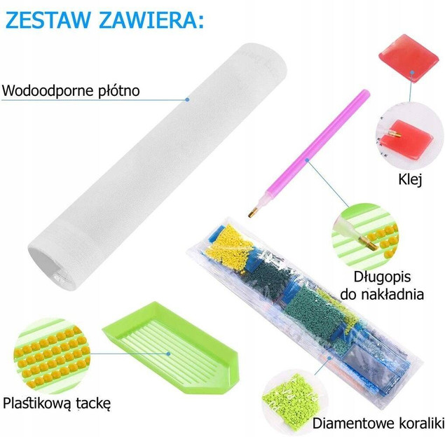 Diamentowa mozaika Morze 30x40cm 1006969