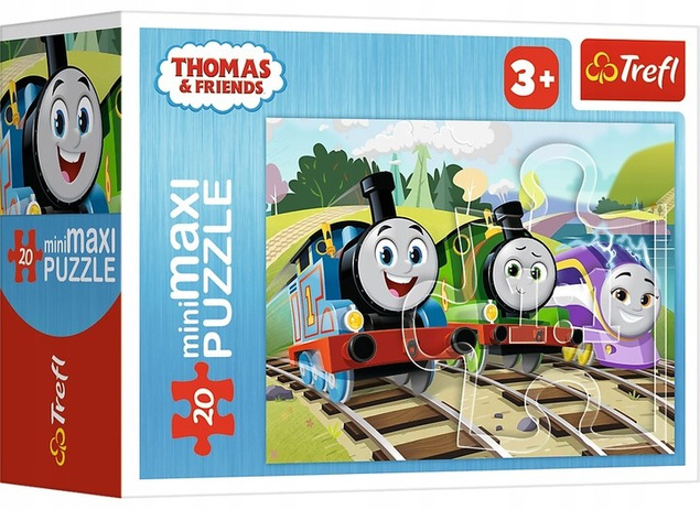 Puzzle 20 Układanka MiniMaxi TOMEK I PRZYJACIELE Thomas 3+ Trefl 21151