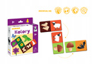 KOLORY Domino Gra Logiczna 3+ Kapitan Nauka