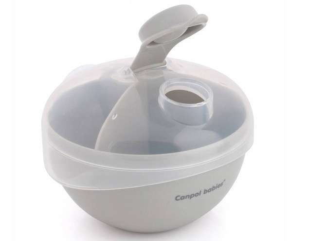 Canpol babies pojemnik na mleko w proszku szary