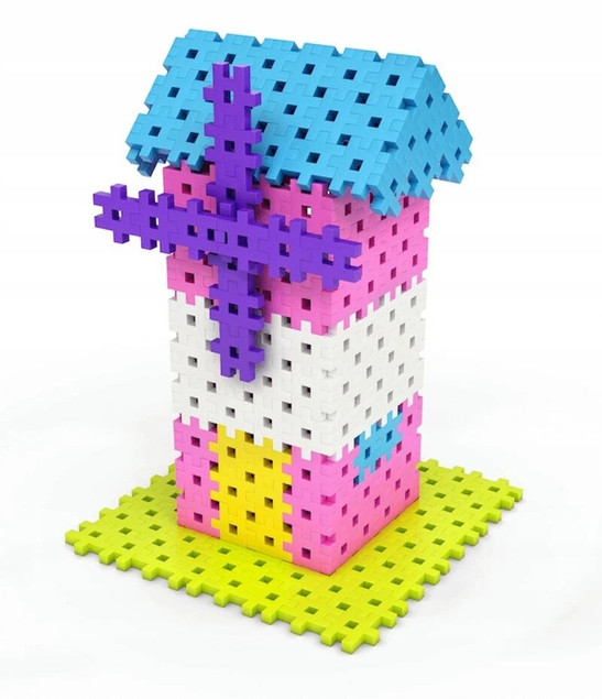 Meli Basic Pink - klocki konstrukcyjne 150 elementów (3+)