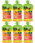 6x BOB SNAIL Smoothie PERSYMONA GUAWA Bez Dodatku Cukru Mus 120g