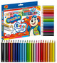KREDKI BAMBINO JUMBO 24 KOLORY + TEMPERÓWKA