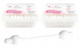 2x Patyczki Higieniczne OGRANICZNIKIEM Do Uszu Dla DZIECI Bocioland