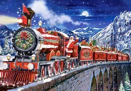 Puzzle 200 Santa's Coming to Town CASTOR