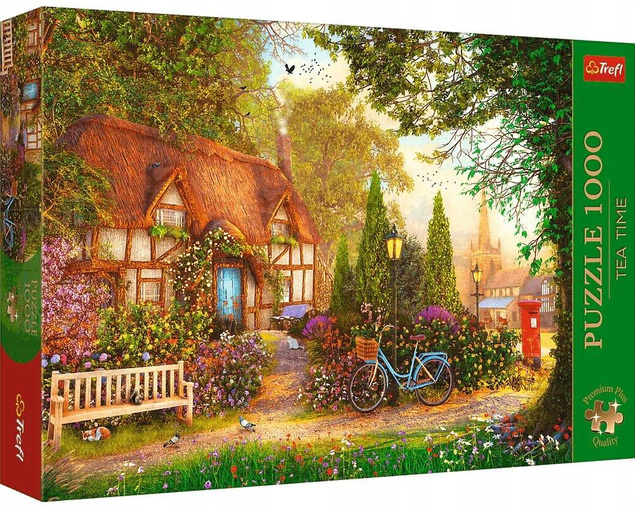 Puzzle 1000 Układanka DOMEK Kwiaty Natura Flora OGRÓDEK 12+ Trefl