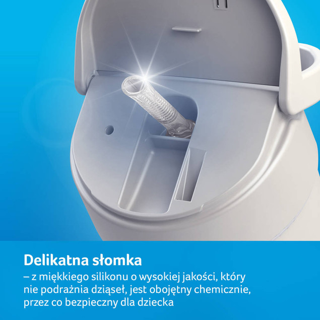 Kubek ze słomką LOVI Freestyle 250ml Salt&Pepper