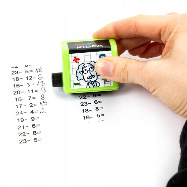 Drukarka matematyczna. Nauka odejmowania Kidea