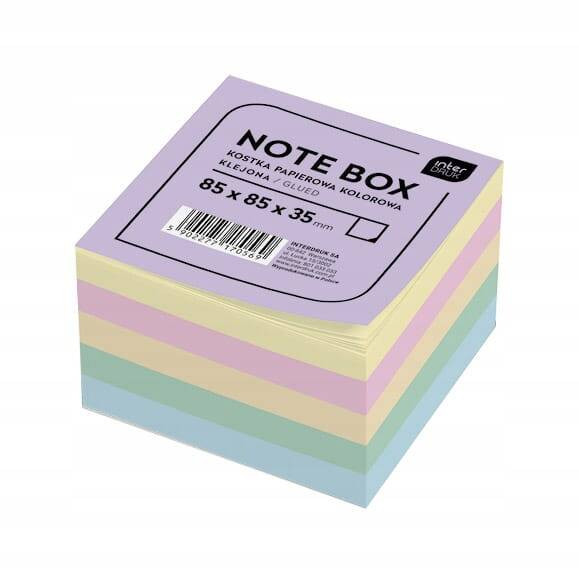 Kostka papierowa kolorowa 85x85x35 mm