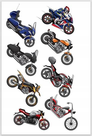 Kolorowanka z tatuażami. Motocykle