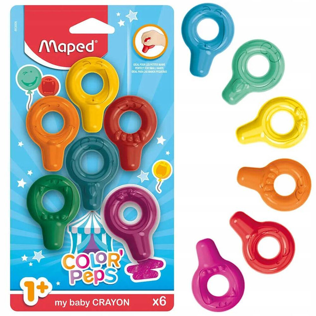  Kredki świecowe Maped 863806 6 szt.