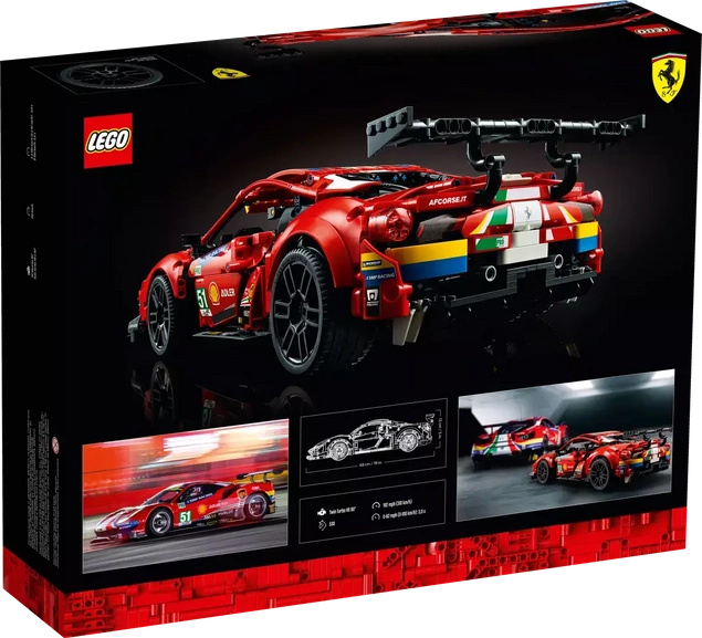 LEGO TECHNIC Ferrari 488 GTE  AF Corse 51 42125 