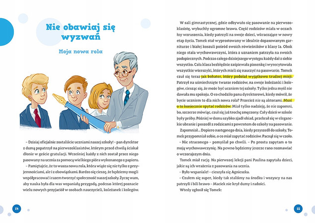 Idę Do Szkoły MĄDRE RADY Opowieści Dla Dzieci Katarzyna Kądziela Greg