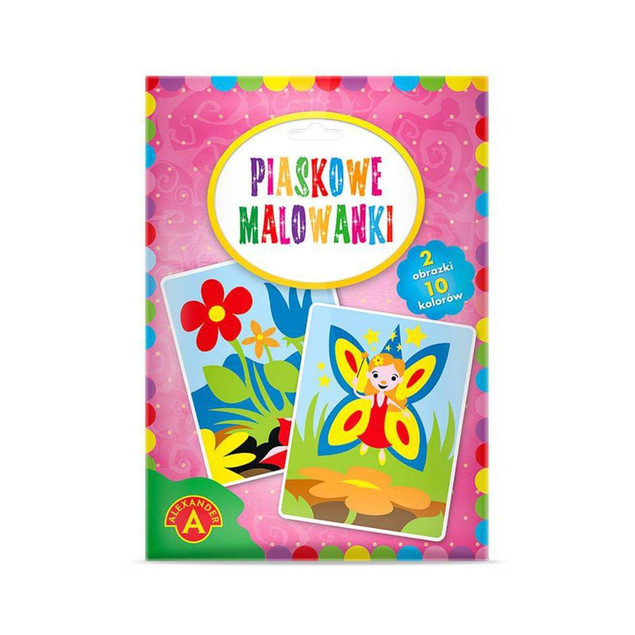 Alexander Piaskowe malowanki - Wróżka, Kwiaty
