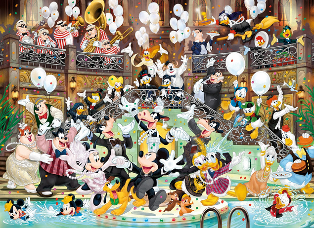 Clementoni Puzzle 1000 Mickey 90' Celebration 39472