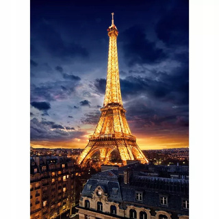 Puzzle 1000 Układanka HQ Collection WIEŻA EIFFEL Paryż 10+ Clementoni